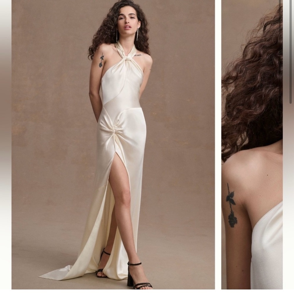 Ronny Kobo Samra Ivory Dress NWT